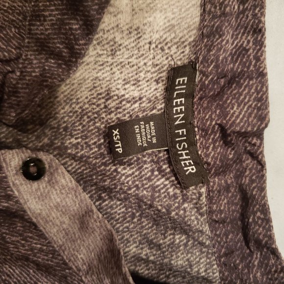 Eileen Fisher cotton/silk XS tunic button down - Picture 4 of 4